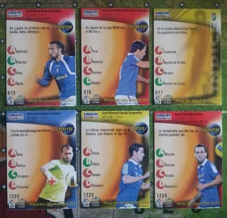 (017) Lote de 18 cromos del Xerez C.F 2011-2012
