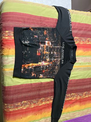 Jersey Negro Los Angeles Ciudad Noche