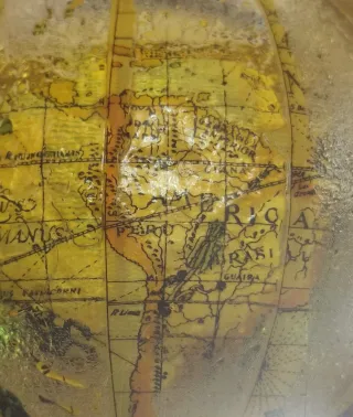 Globo terráqueo en metacrilato