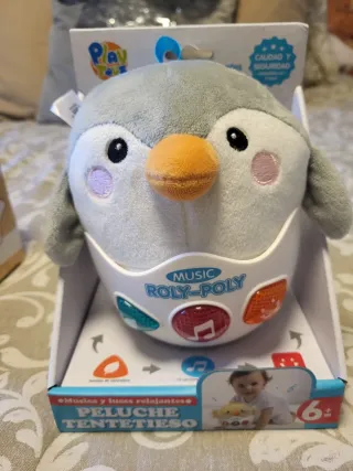 Pingüino musical con luces