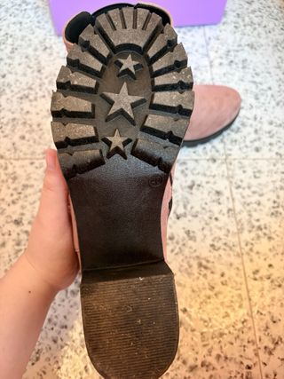 Botines rosas Graceland con cremallera