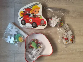 Puzzle 4 en 1 Bombero Infantil