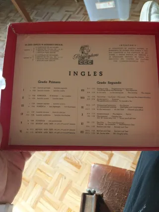 Corso di inglese CCC Poliglotta. Testo, dischi in vinile