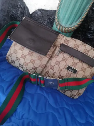 Riñonera Gucci ORIGINAL Beige/Marrón