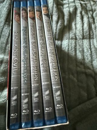 Colección Resident Evil Blu-ray 5 Películas