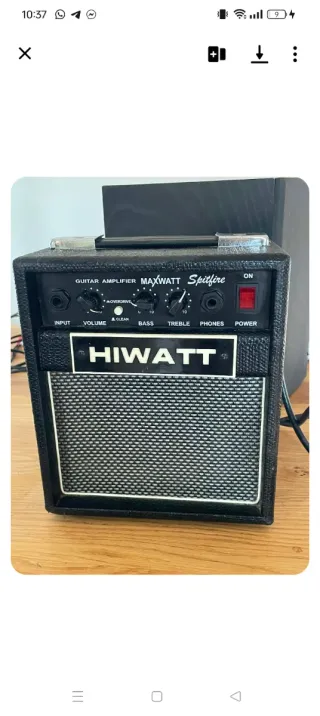 Amplificador Hiwatt Maxwatt Spitfire Guitarra