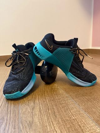 Nike Metcon 9 Scarpe da Allenamento Nero/Verde Acq