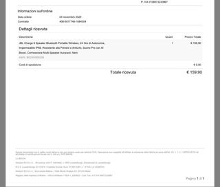 JBL Charge 6 Altoparlante Bluetooth Nero