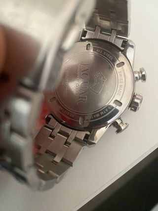 Reloj Jaguar Hombre Negro y Plateado