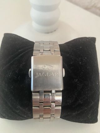 Reloj Jaguar Hombre Negro y Plateado