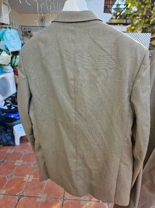 Traje El Corte Inglés Talla L Verde Oliva