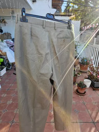 Traje El Corte Inglés Talla L Verde Oliva