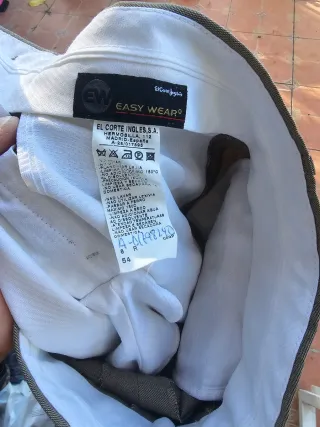 Traje El Corte Inglés Talla L Verde Oliva