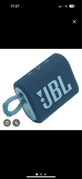 Altavoz JBL azul marino