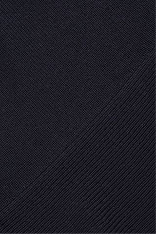 Vestido de lana COS azul y beige