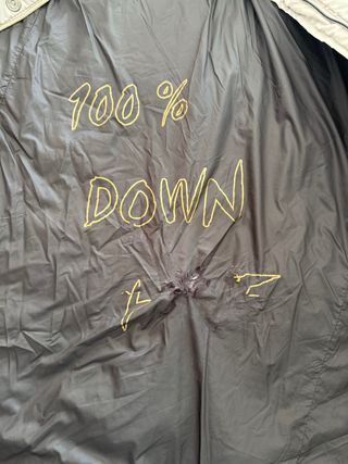 Chaqueta de plumas gris mujer