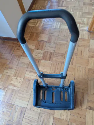 Carrito portamochilas plegable