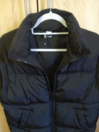 Chaleco acolchado H&M negro