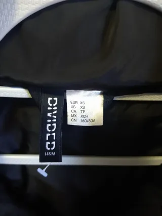 Chaleco acolchado H&M negro