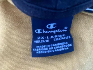 Sudadera Champion Amarilla