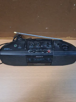 Radio Cassette Sony Negra