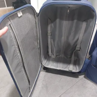 Juego de equipaje azul