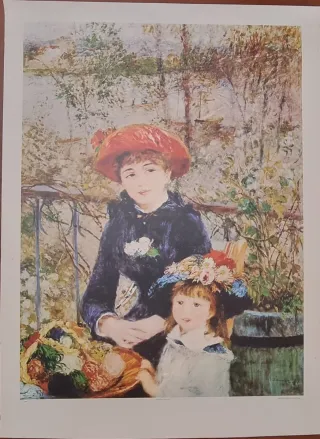 Dos Hermanas en la Terraza 52x70