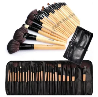Set de 24 brochas de maquillaje profesionales