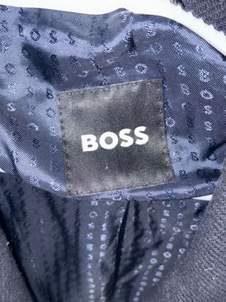 Chaquetón Marinero Hugo Boss Talla 58 Negro