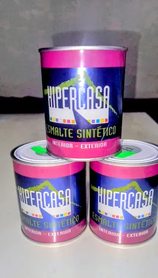 Lote 3 botes  Esmalte Sintético  Interior/Ext