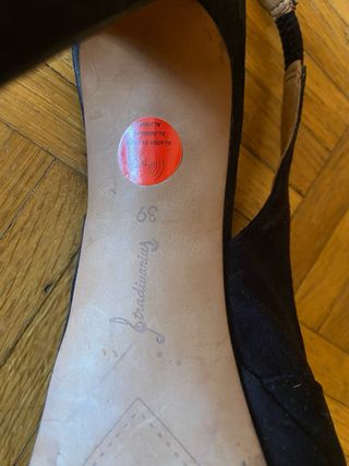 Tacones negros de plataforma