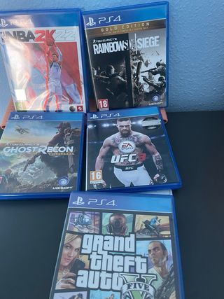 Lote Juegos PS4.
