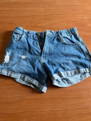 Pantalón vaquero corto Mayoral niña talla 14