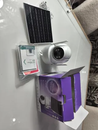 !!! Nuevo Cámara Vigilancia WiFi Panel Solar PTZ