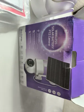 !!! Nuevo Cámara Vigilancia WiFi Panel Solar PTZ