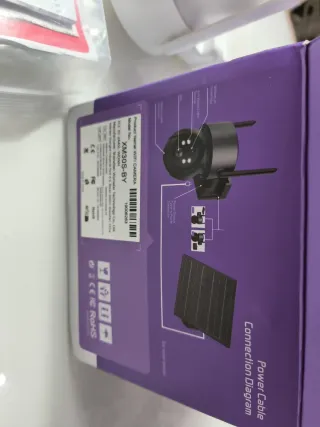 !!! Nuevo Cámara Vigilancia WiFi Panel Solar PTZ