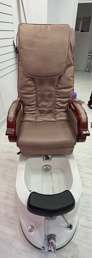 Silla pedicura profesional con masajes