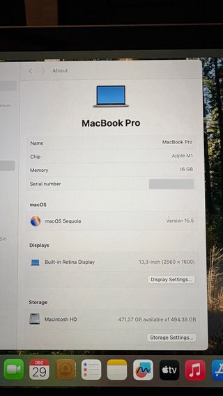 MacBook Pro M1 13 16GB