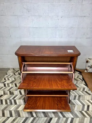 Zapatero clásico 2 cajones madera