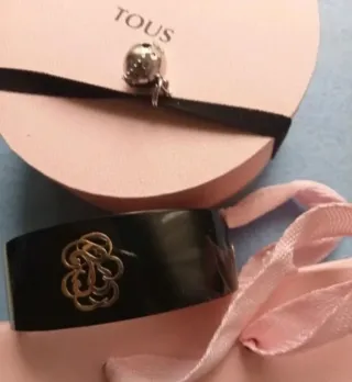 Pulsera Tous Rubric Oro Rosa 18k sobre Plata, Nuev