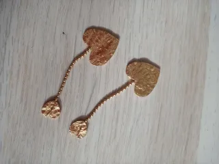 Pendientes Corazón Dorados