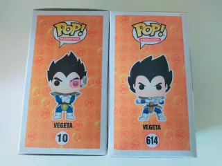 Funko Pop Vegeta 10 y 614 Dragon Ball Z