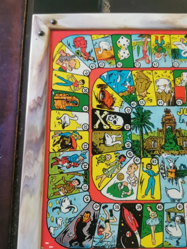 Juego de la Oca antiguo tablero