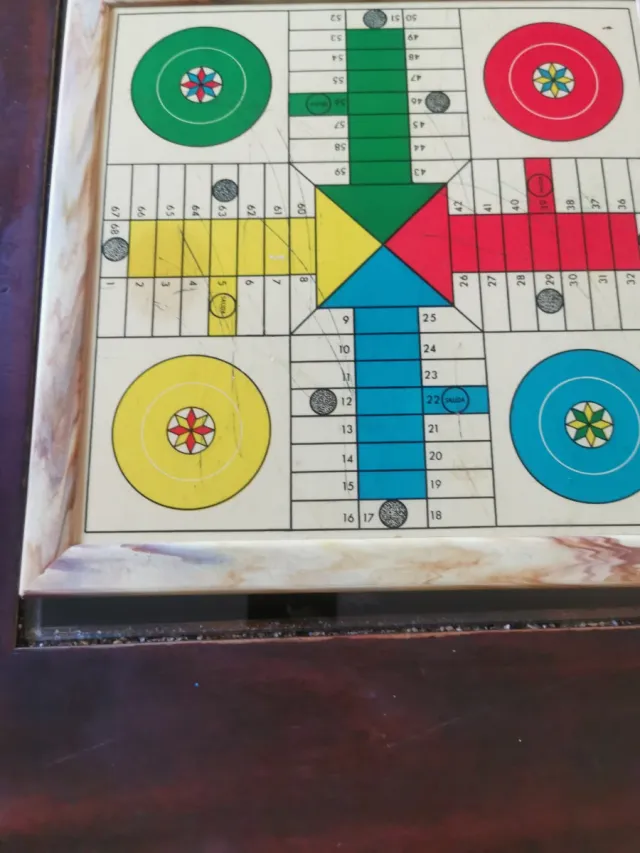 Juego de la Oca antiguo tablero