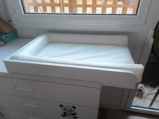Cambiador bebé blanco