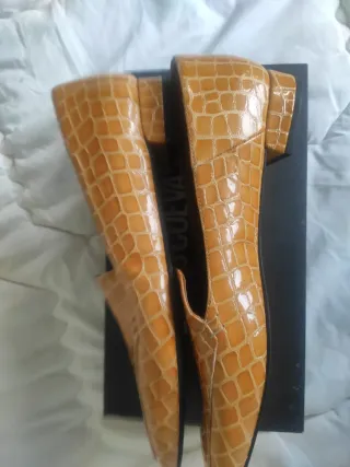 Zapato Antonio Morato n°42 charol amarillo/naranja