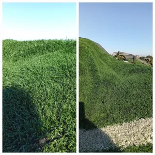 Césped artificial reciclado