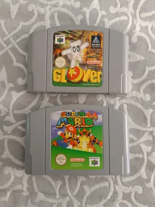 Juegos Nintendo 64: Super Mario 64 y Glover