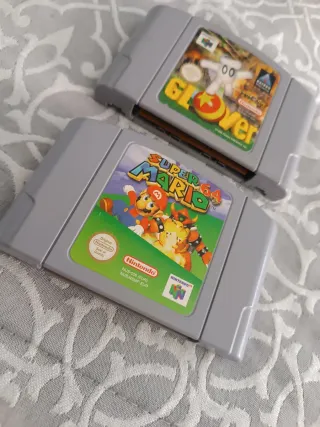 Juegos Nintendo 64: Super Mario 64 y Glover