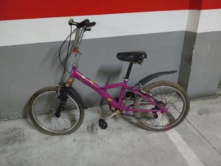 Bicicleta infantil morada